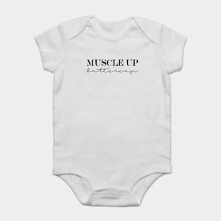 Muscle Up Buttercup Baby Bodysuit